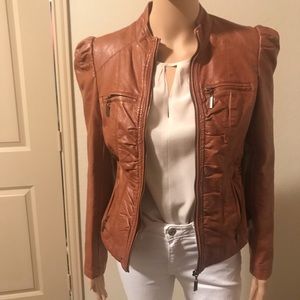 Xhileration faux leather jacket.